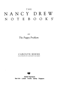 Cover image: The Puppy Problem 9780671535513