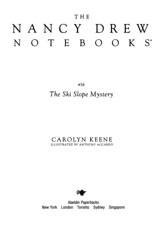 Cover image: The Ski Slope Mystery 9780671568603