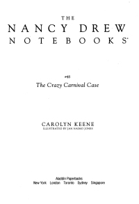 Cover image: The Crazy Carnival Case 9780743437479