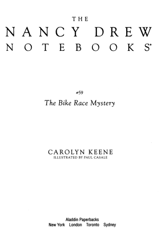 Cover image: The Bike Race Mystery 9780689863431