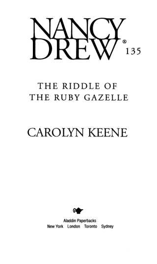 Cover image: The Riddle of the Ruby Gazelle 9780671000486