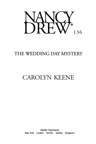 Cover image: The Wedding Day Mystery 9780671000509