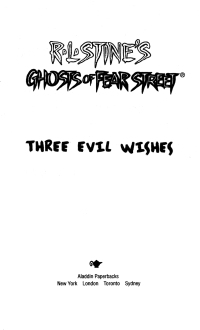 Cover image: Three Evil Wishes 9780671001896