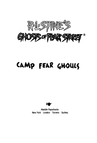 Cover image: Camp Fear Ghouls 9780671001919.0