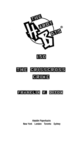 Cover image: The Crisscross Crime 9780671007430