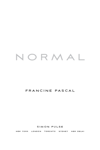 Cover image: Normal 9780689867064