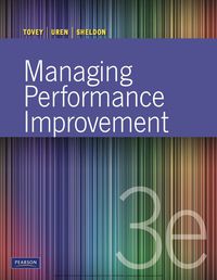 Cover image: Managing Performance Improvement 3rd edition 9781442515840