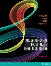 Cover image: Australian Political Institutions 10th edition 9781442559455