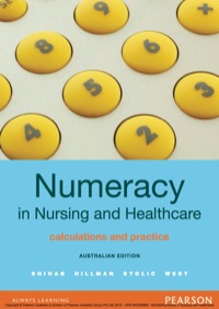 Cover image: Numeracy in Nursing and Healthcare 1st edition 9781442549982