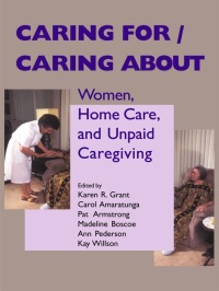 Cover image: Caring For/Caring About 1st edition 9781551930480