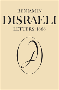 Cover image: Benjamin Disraeli Letters 1st edition 9781442648593