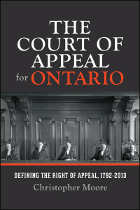 Cover image: The Court of Appeal for Ontario 1st edition 9781442650145