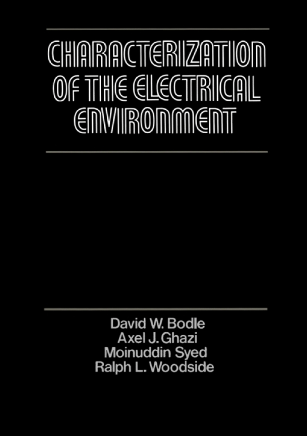 Characterization of the Electrical Environment 1st Edition