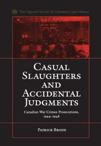 Cover image: Casual Slaughters and Accidental Judgments 1st edition 9781442652330
