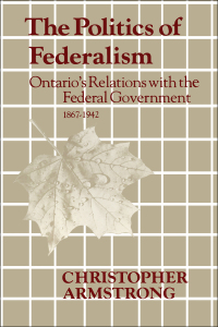 Cover image: The Politics of Federalism 1st edition 9781442651463