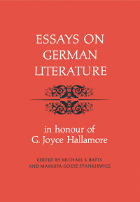 Cover image: Essays on German Literature 1st edition 9781442651692