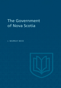 Omslagafbeelding: The Government of Nova Scotia 1st edition 9781442651753