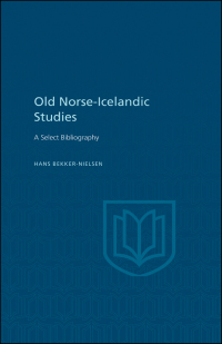 Cover image: Old Norse-Icelandic Studies 1st edition 9781442651814