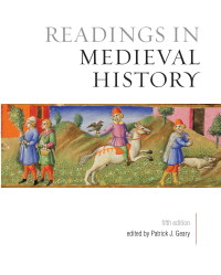 Cover image: Readings in Medieval History 5th edition 9781442634398