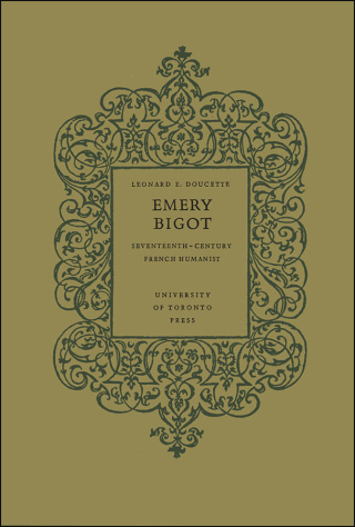 Cover image: Emery Bigot 1st edition 9781442631250