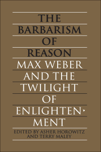 Cover image: The Barbarism of Reason 1st edition 9780802069801