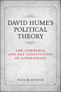 Cover image: David Hume's Political Theory 1st edition 9781442631441