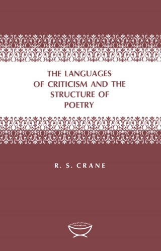 Cover image: The Languages of Criticism and the Structure of Poetry 1st edition 9780802060242