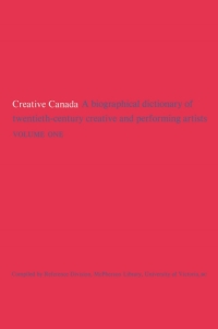 Cover image: Creative Canada 1st edition 9781442639522