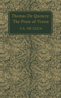 Cover image: Thomas De Quincey 1st edition 9781442639799