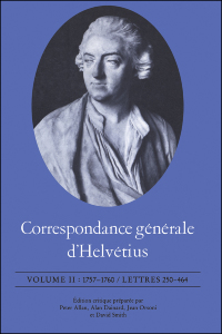 Cover image: Correspondance générale d'Helvétius, Volume II 1st edition 9781442638815