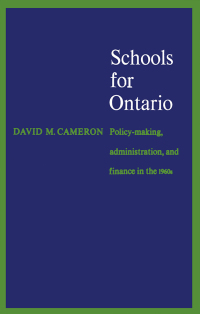 Cover image: Schools for Ontario 1st edition 9781442638914