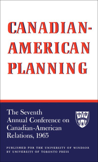 Cover image: Canadian-American Planning 1st edition 9781442638938