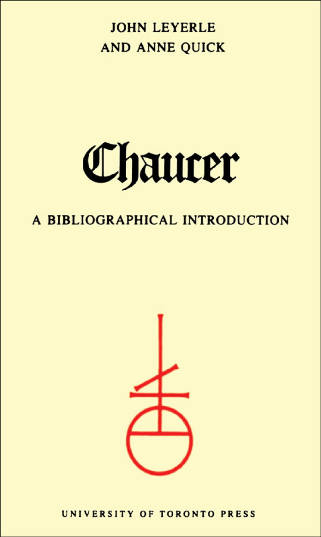 Chaucer A Select Bibliography 1st Edition