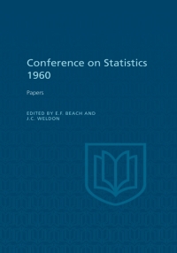 Cover image: Conference on Statistics 1960 1st edition 9781442651722