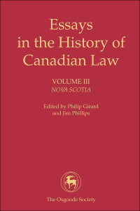 Cover image: Essays in the History of Canadian Law 1st edition 9781442613591