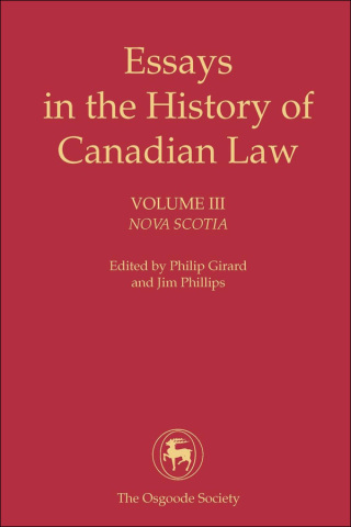 Cover image: Essays in the History of Canadian Law 1st edition 9781442613591
