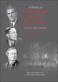 Cover image: A History of Canadian Legal Thought 1st edition 9780802094247