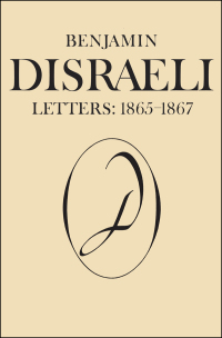 Cover image: Benjamin Disraeli Letters 1st edition 9781442645462