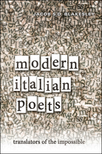 Cover image: Modern Italian Poets 1st edition 9781442646421