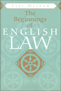 Cover image: The Beginnings of English Law 1st edition 9781442614833