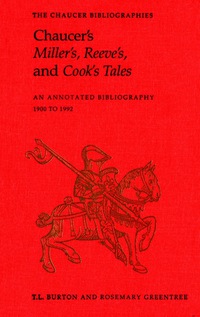 Cover image: Chaucer's Miller's, Reeve's, and Cook's Tales 1st edition 9780802008749