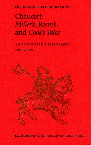 Cover image: Chaucer's Miller's, Reeve's, and Cook's Tales 1st edition 9780802008749