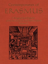 Cover image: Contemporaries of Erasmus 1st edition 9780802085771