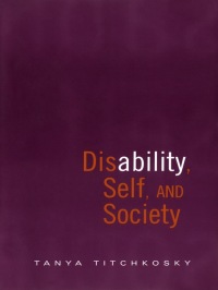 Cover image: Disability, Self, and Society 1st edition 9780802084378