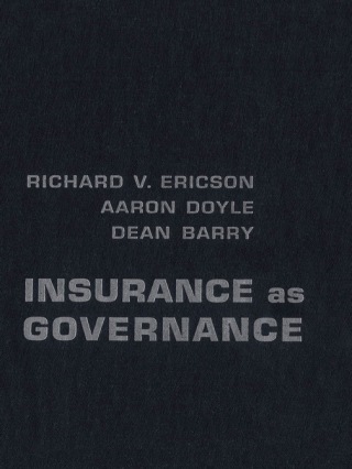 Cover image: Insurance as Governance 1st edition 9780802085740