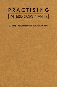 Cover image: Practising Interdisciplinarity 1st edition 9780802081391