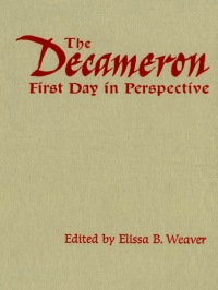Cover image: The Decameron First Day in Perspective 1st edition 9780802085894