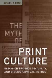 Cover image: The Myth of Print Culture 1st edition 9780802087751