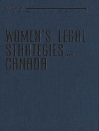 Cover image: Women's Legal Strategies in Canada 1st edition 9780802076670