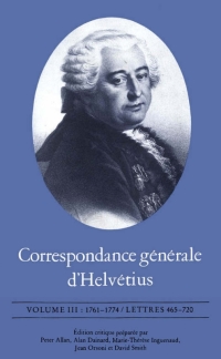 Cover image: Correspondance générale d'Helvétius, Volume III 1st edition 9781442638822